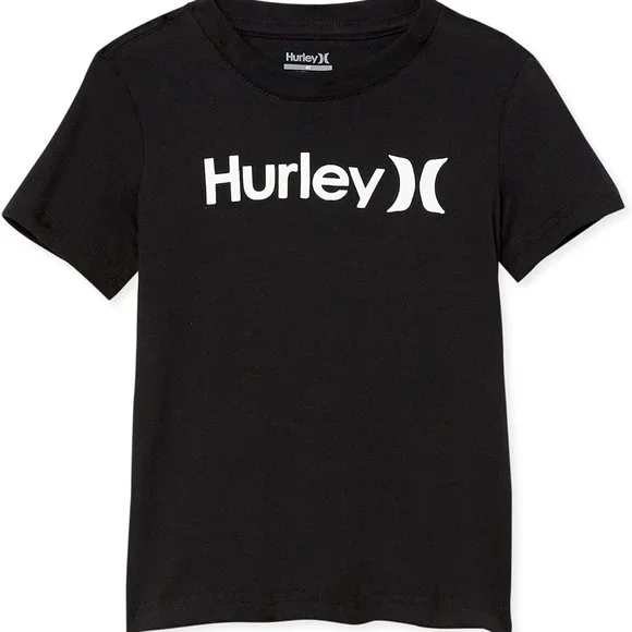 NWT Hurley - Boy's One and Only Graphic T-Shirt - Black - Picture 1 of 4